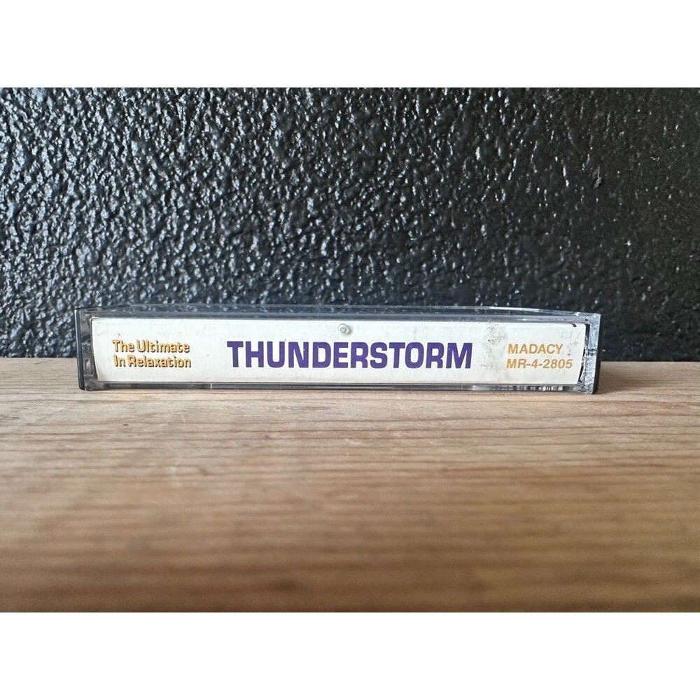 Magic Moods Thunderstorms Cassette New Age Relaxation Yoga Meditation Rain Light - Picture 2 of 4